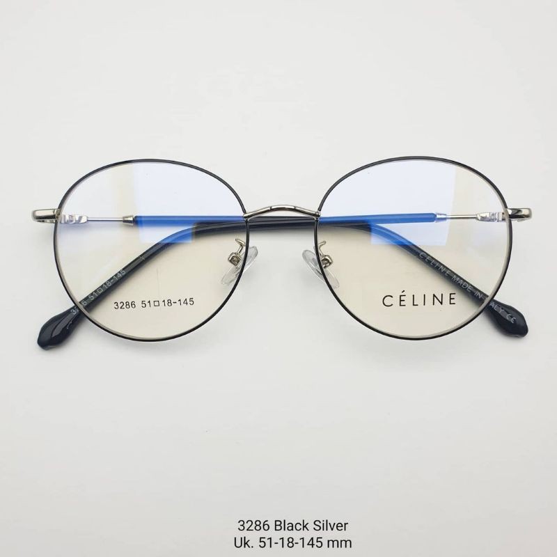 Kacamata bulat plus minus cyl antiradiasi terbaru dan gagang ringan