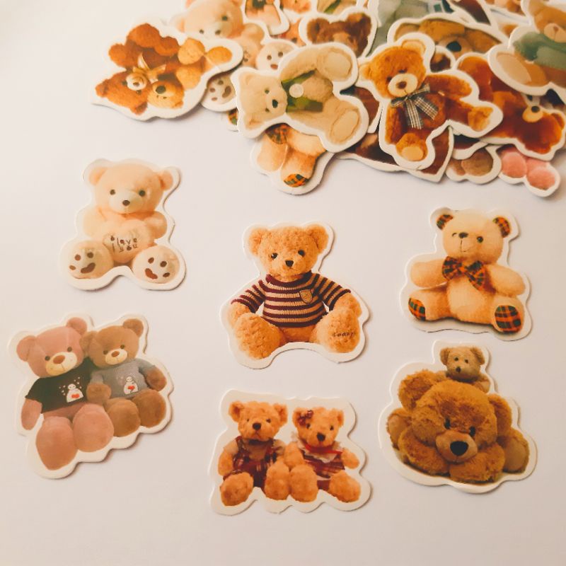 

Stiker Beruang Teddy Bear RANDOM