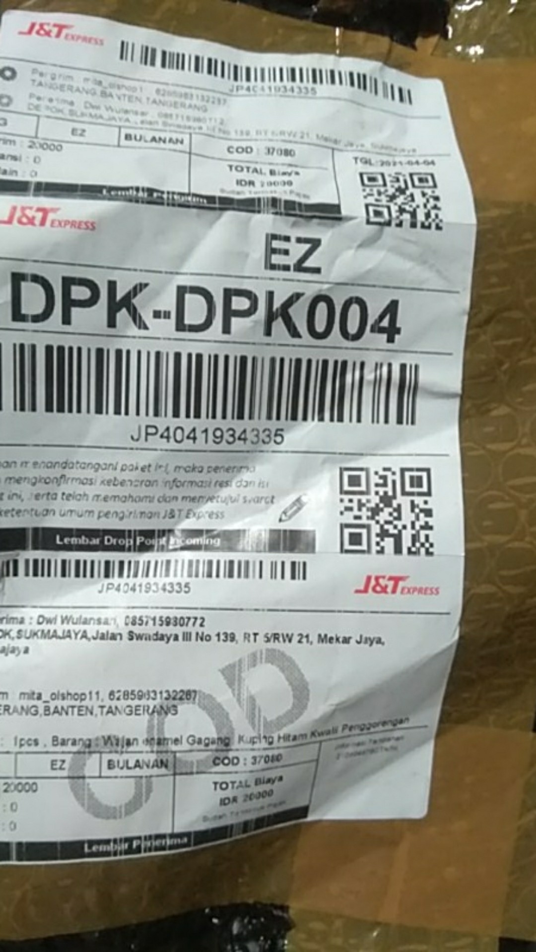 Wajan Enamel Gagang & Kuping Hitam Kwalii Penggorengan Texania 34 Cm Anti Lecet