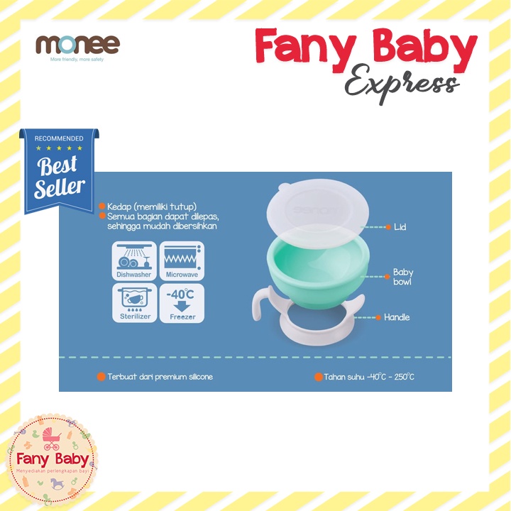 MONEE SILICONE BABY BOWL 150ML