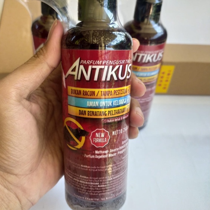 Parfum Antikus Rat Repellent Pengusir Tikus Cairan Anti Tikus Ampuh Usir Tikus Mobil Motor 250ml