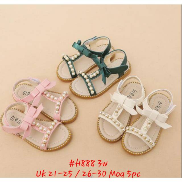 ♥BabyYank♥ SEPATU SANDAL ANAK CEWEK IMPORT MUTIARA - SEPATU ANAK PEREMPUAN