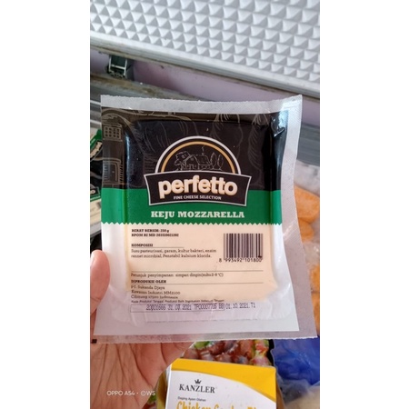 

Mozarella Perfetto 250 gr