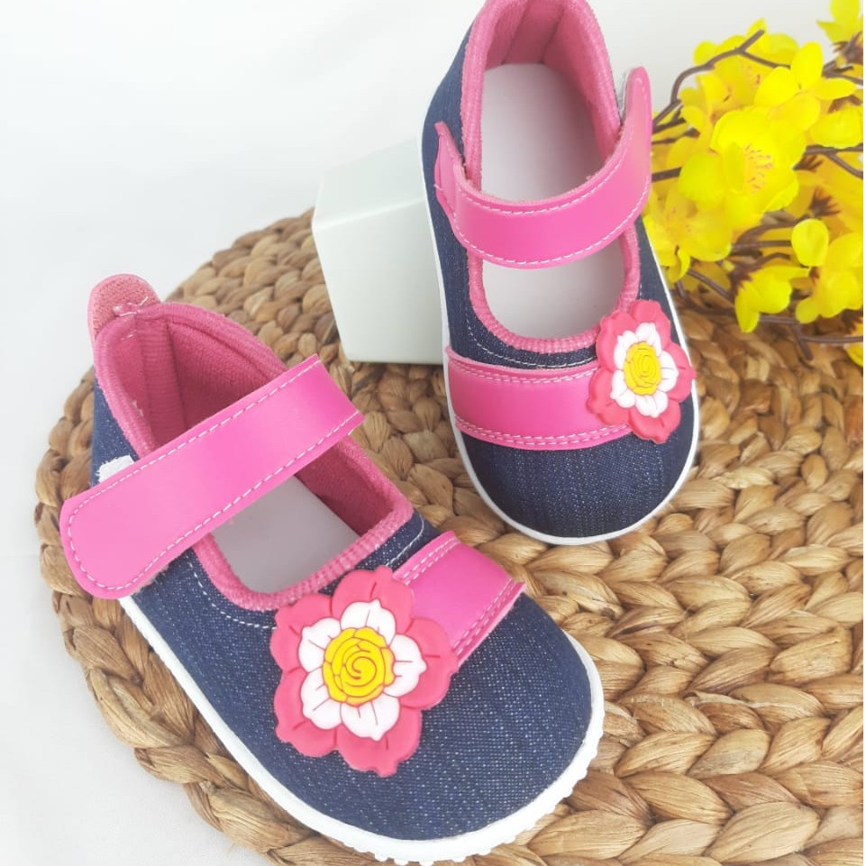 mandirishoesstore-SEPATU ANAK 1-2.5 TAHUN BUNGA BUNYI PINGGIR FAY21