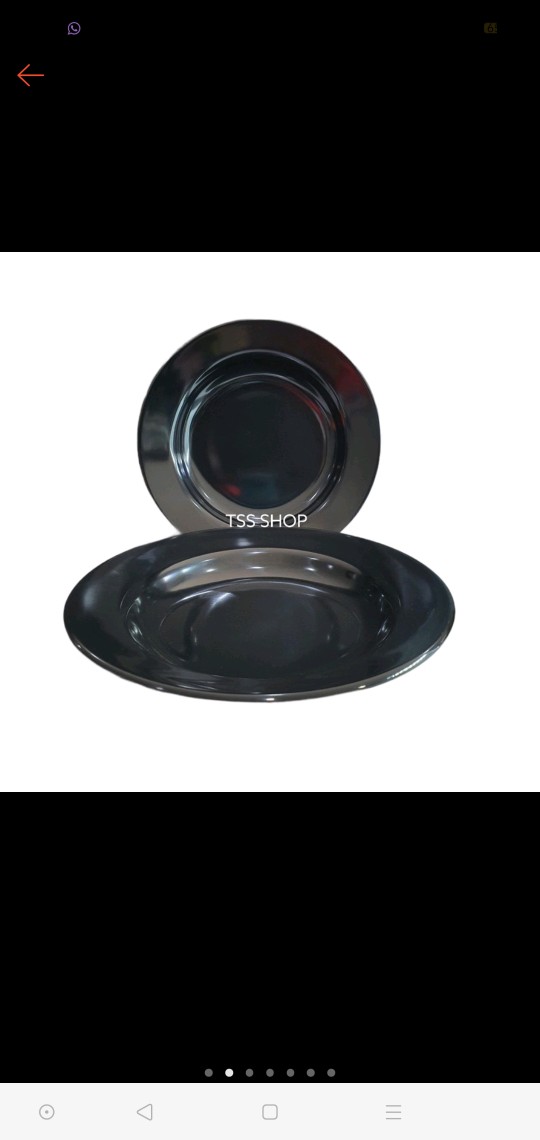 Piring Makan Cekung Melamin 9 - Piring Melamine Unica M 109