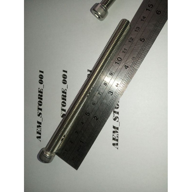 baut L M8 x 130 (13cm) stainless 304 THE A2-70