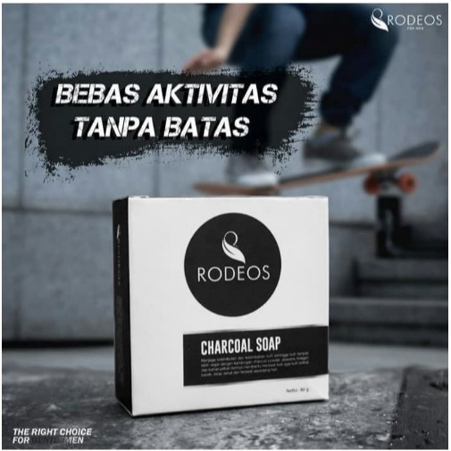 Sabun RODEOS Charcoal For Men - ORIGINAL 100%