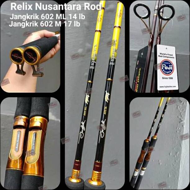 [[BISA COD]] JORAN RELIX  JANGKRIK 165 CM 180 CM 14 LBS SAMPAI 20 LBS DAN  UJUNG /TOP SECTIAN JORAN 