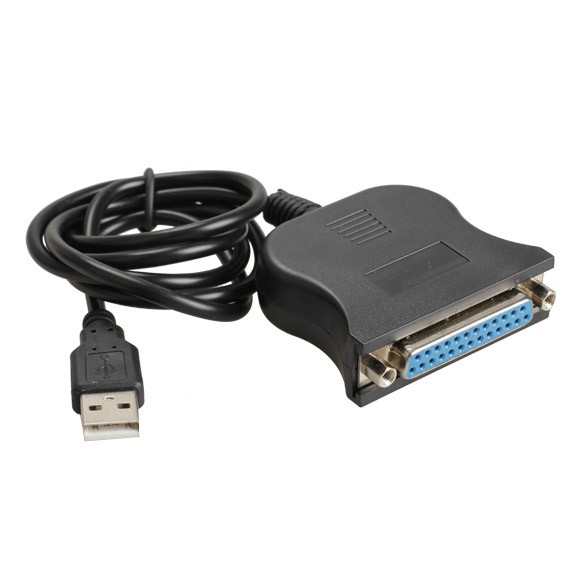 New USB 1.1 to DB25 Female Port Print Converter Cable LPT USB Adaptor LPT Cable LPT to USB Cable