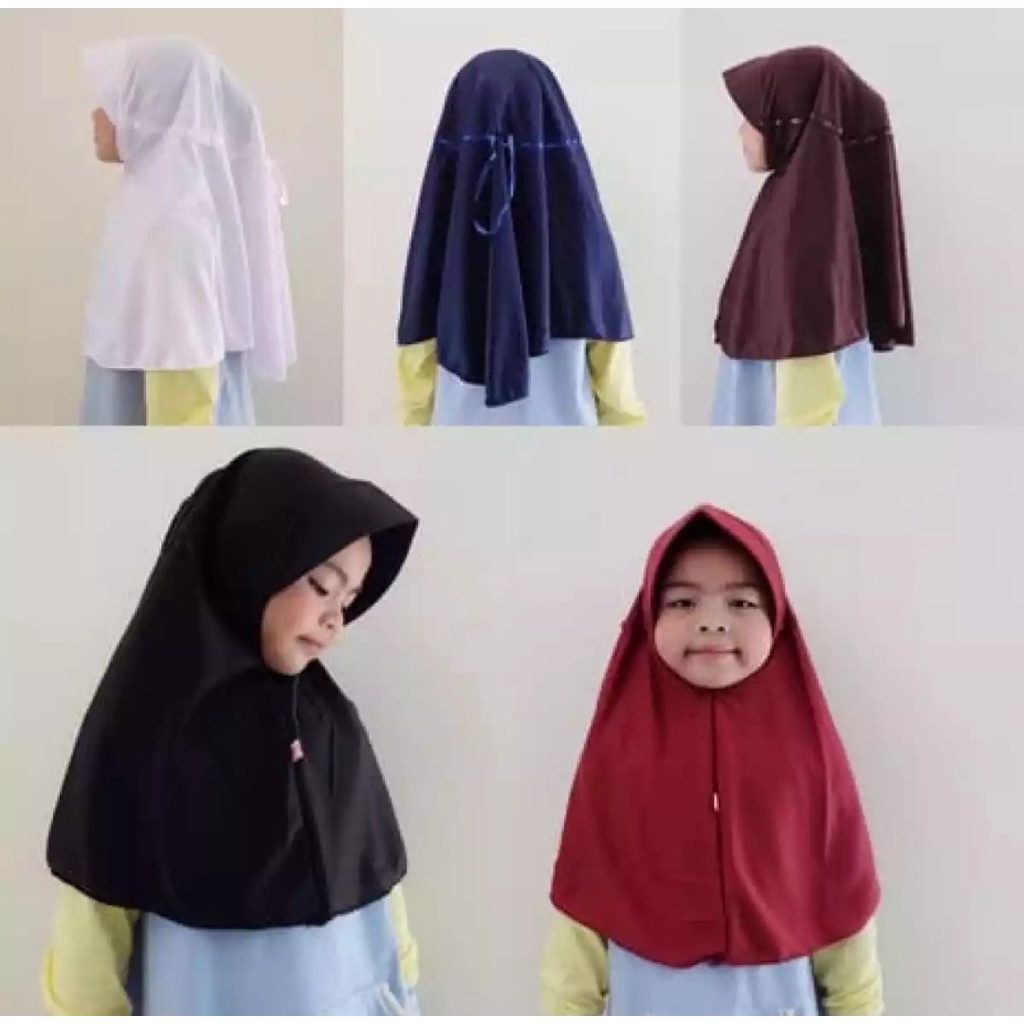 HAYFA - KERUDUNG SEKOLAH INSTANT / JILBAB SEKOLAH SERUT SAMPING SD SMP SMA BUKAN ORI RABBANI HIJAB SKOLAH ANAK INSTAN SERUT PITA BAWAH SIZE M L XL HARGA PROMO GROSIR TERMURAH TERLARIS BAHAN KAOS BISA COD WARNA PUTIH POLOS SERAGAM DEWASA SMU SMK