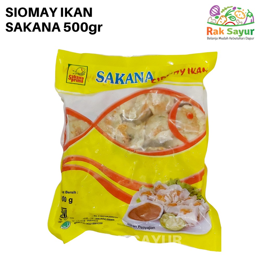 Jual Siomay Ikan Sakana 500gr Somay Makanan Frozenfood Padang Shopee