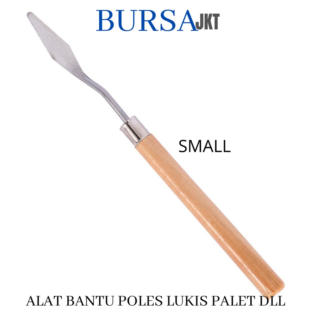 SPATULA PERATA DEKORASI KUE CAKE ART PALET PAINTING SEGIEMPAT UKURAN SMALL