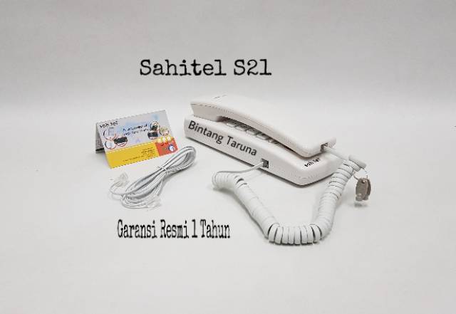 Telepon Kabel Sahitel S-21 Pesawat Telepon Sahitel S21 (Putih)