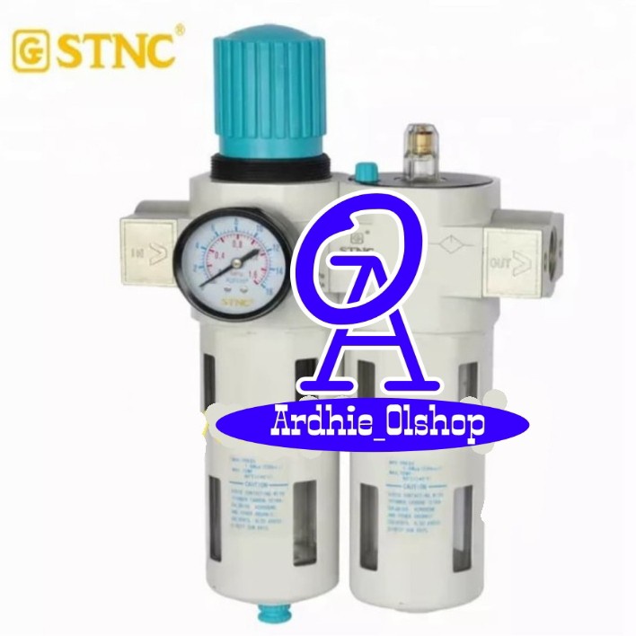 LFC08-1/4" Filter Regulator lubricator Angin 16bar STNC