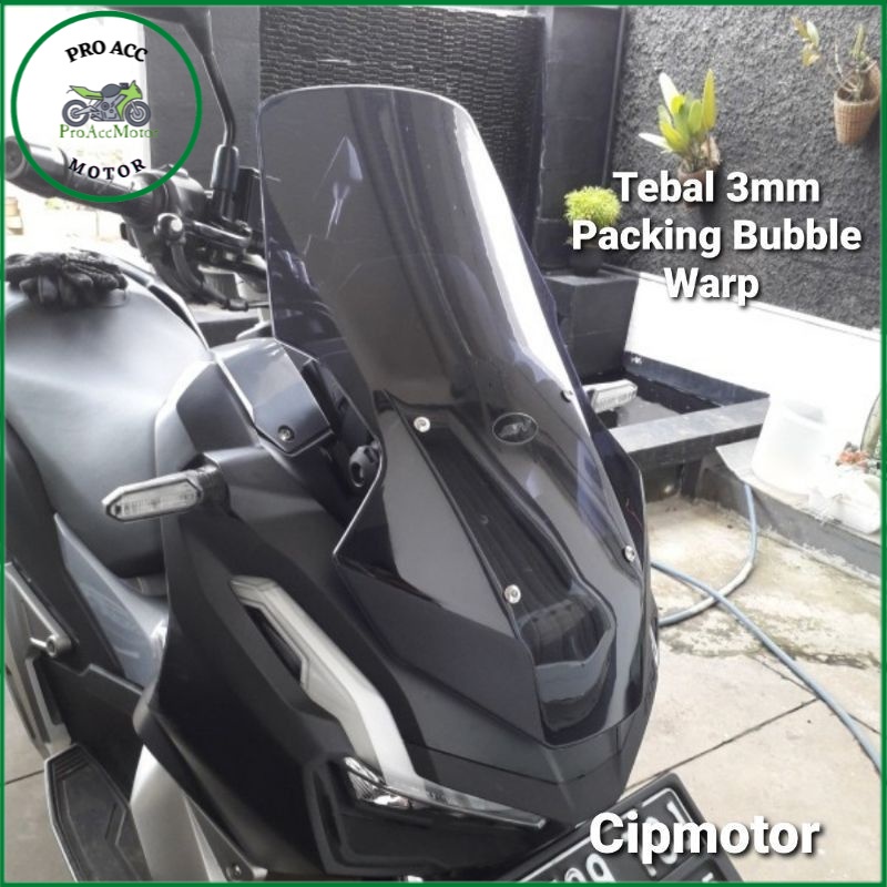 Windshield ADV 160 Visor ADV 160 Model Tinggi Smoke YDP