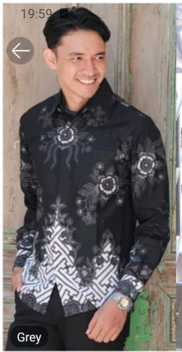 Maura Couple - Sania Ruffle Batik Couple Ori Ndoro Jowi Garansi Termurah Shopee - Batik Solo Modern