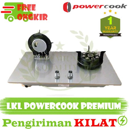 Kompor Tanam POWERCOOK LKL PREMIUM FREE ONGKIR SE-JAWA TIMUR BONUS REGULATOR DAN SELANG PREMIUM