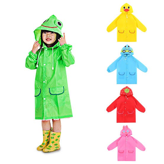 Jas Hujan Anak Karater - Funny Raincoat - Jas Hujan Anak Lucu