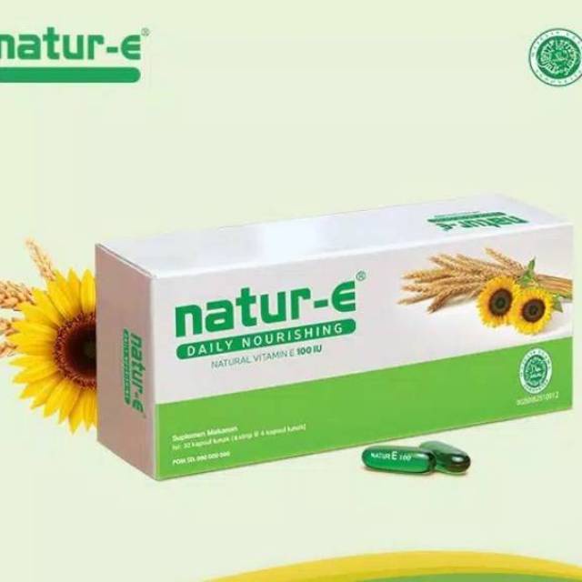 Natur E 100 IU isi 32 / Natur e 100 IU soft capsul /Natur E 100 iu /original