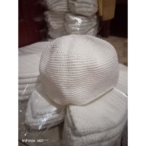 (10 PCS) PECI RAJUT YAMAN PUTIH,PECI RAJUT ASLI HARGA 1/2 KODI