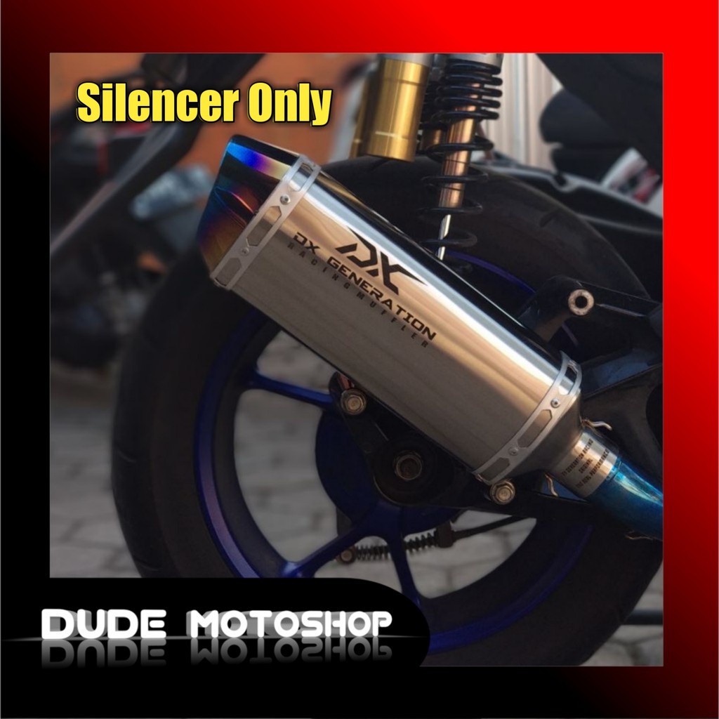 Knalpot Sphere Oval Stainless DX Generation Racing