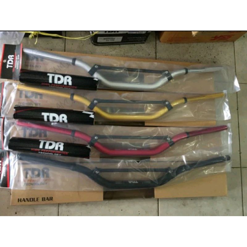 Stang Setang Stir Setir Fat Bar TDR Twinwall Plus Busa Fatbar Cross Trial  Full Cnc Ori Asli TDR