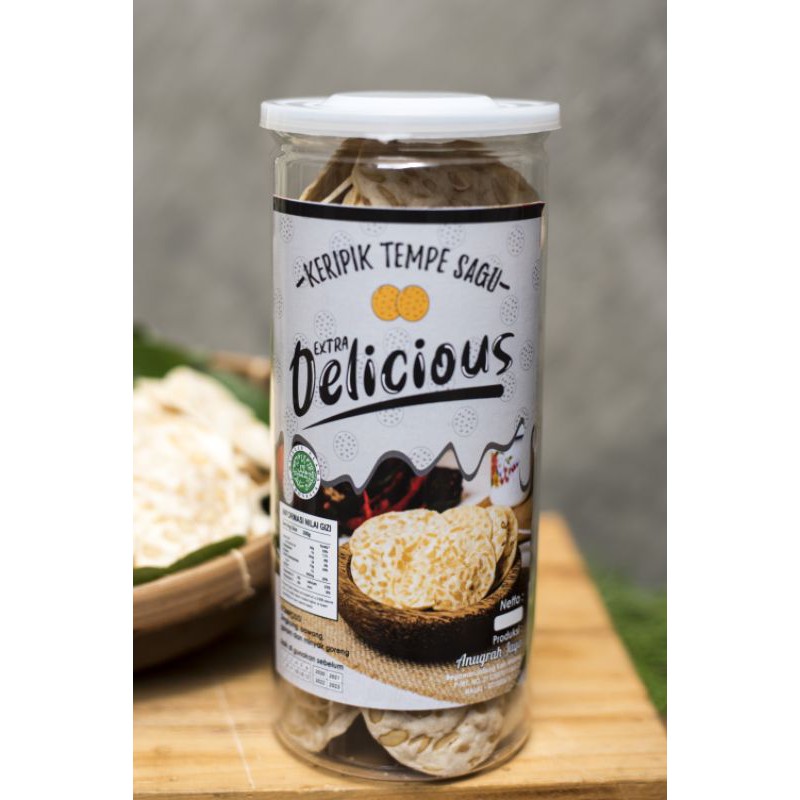 

keripik tempe sagu kemasan tabung
