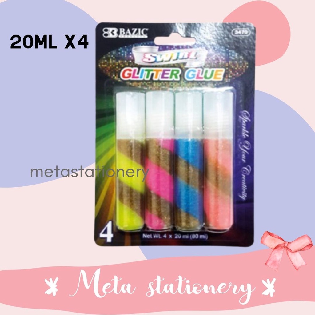 

Glitter Glue / Lem Glitter Swirl Bazic 3470