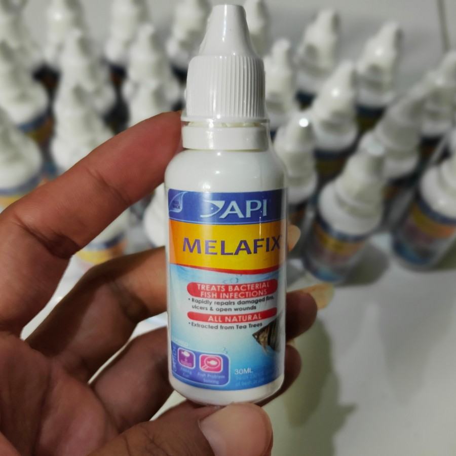 MELAFIX ORIGINAL 30ml Obat Ikan Luka Sirip sisik Cupang Louhan Guppy
