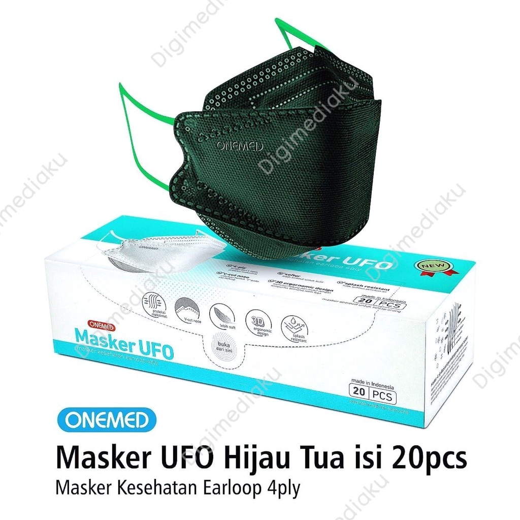 Masker KF94 Onemed Masker Medis UFO - Model Pokana Model Mouson