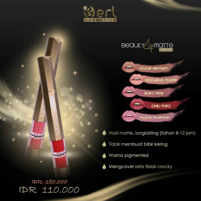 Lip Matte BERL Cosmetics / Berlcosmetics / Berl cosmetics