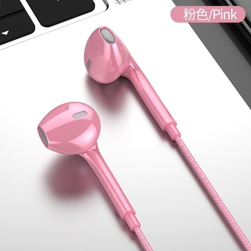 Headset Macaron Jack 3.5mm support semua heandphone