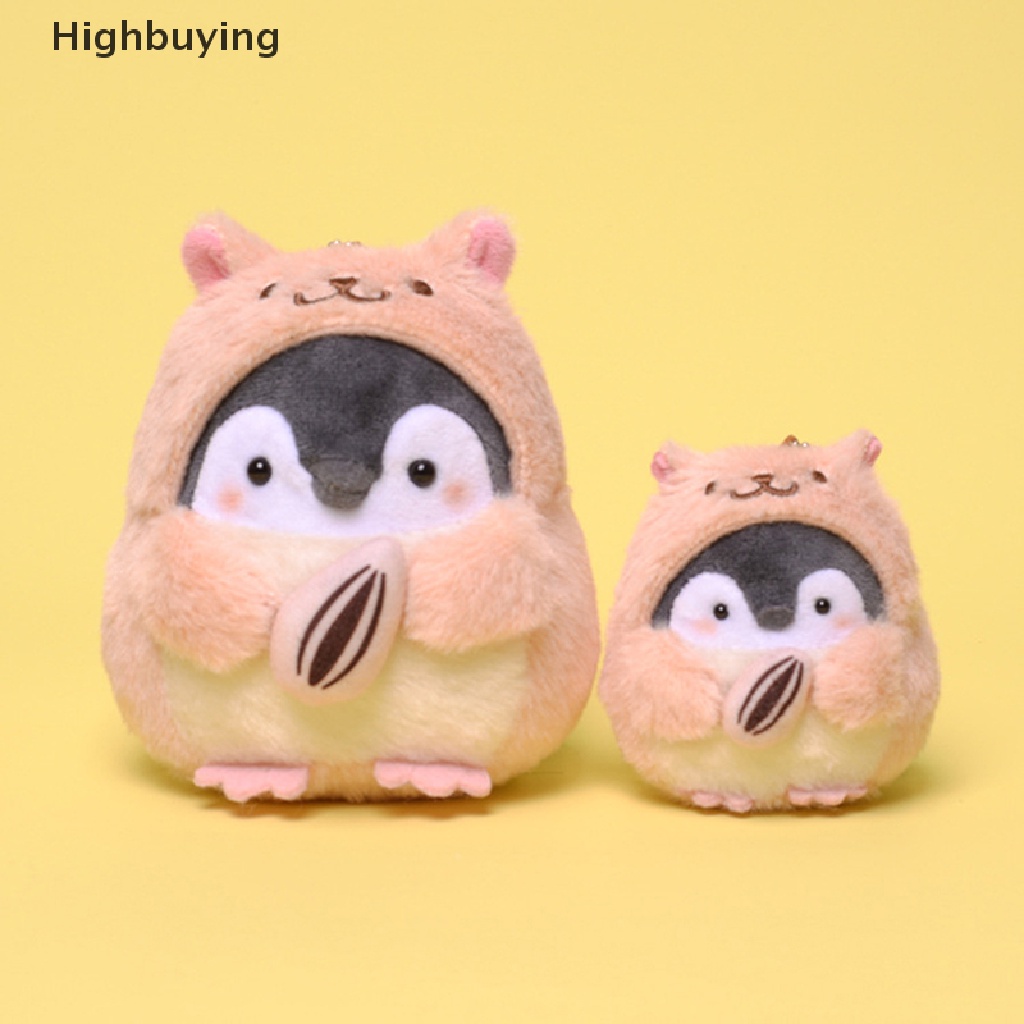 Hbid Gantungan Kunci Boneka Plush Bentuk Penguin / Hamster Lucu Glory