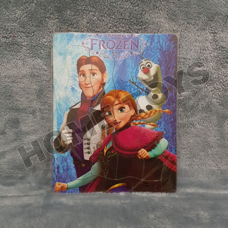 Puzzle kayu anak tayo,frozen,transportasi