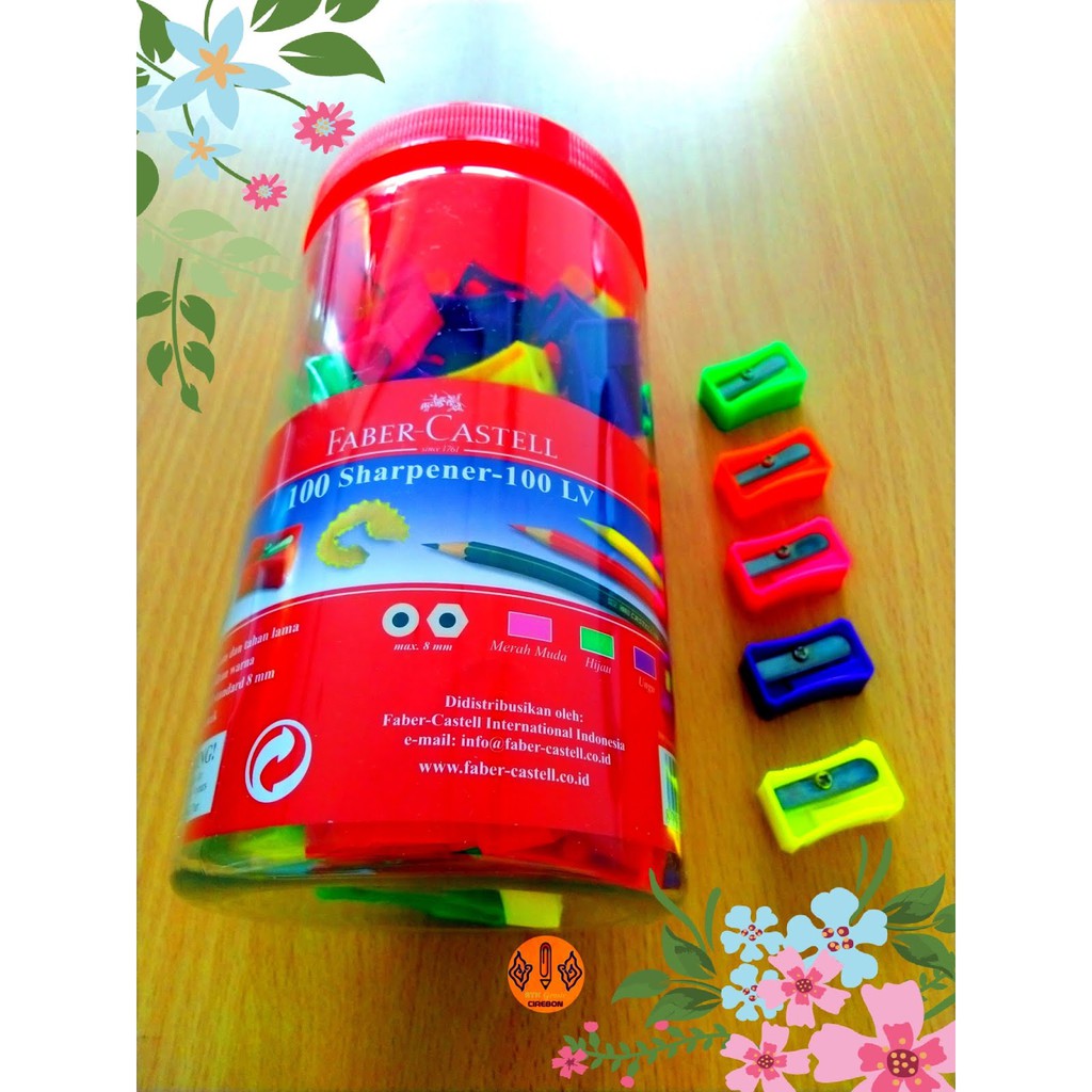 

Rautan Sleper Warna Faber Castell 100LV Sharpener