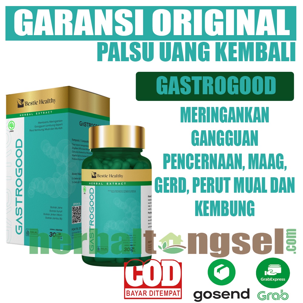 [BISA COD] KAPSUL GASTROGOOD ORIGINAL GASTROGOOD ASLI HERBAL ASAM LAMBUNG PALING AMPUH KASPUL HERBAL