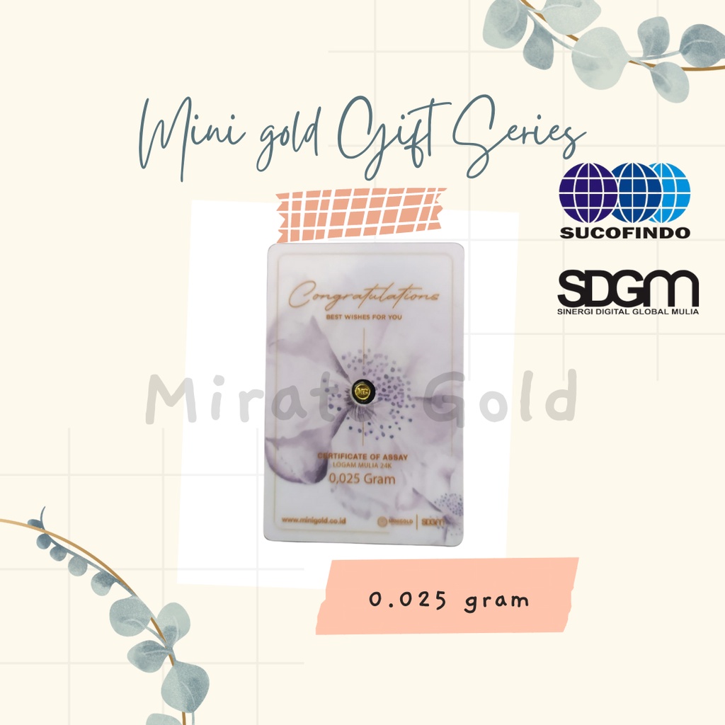 MINI GOLD/EMAS MINI/CONGRANTS ORIGINAL