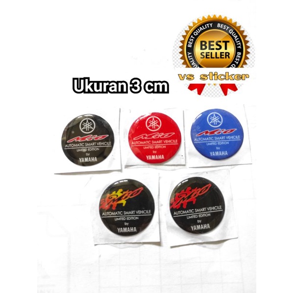 EMBLEM TIMBUL LOGO YAMAHA MIO J MIO GT MIO SOUL