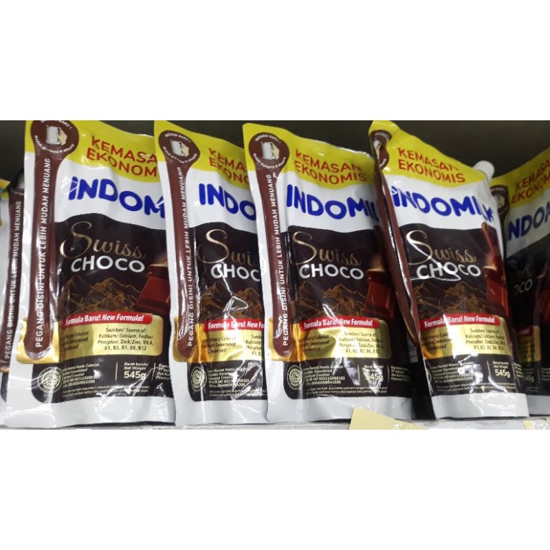 

indomilk skm pouch swiss coklat 545gr