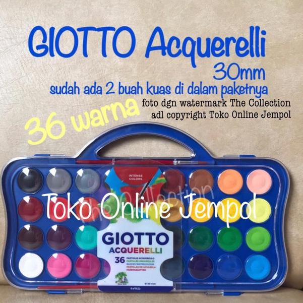 

PROMO ATK0626GT 36 warna Giotto Acquerelli 353600 watercolour block cat air/CAT AKRILIK SET/CAT AKRILIK SET 24 WARNA/CAT AKRILIK PASTEL/CAT AIR/CAT AIR LUKIS SET/CAT AIR GIOTTO/KUAS LUKIS 1 SET/KUAS LUKIS KECIL/KUAS LUKIS LENGKAP/KANVAS LUKIS/KANVAS LUKIS