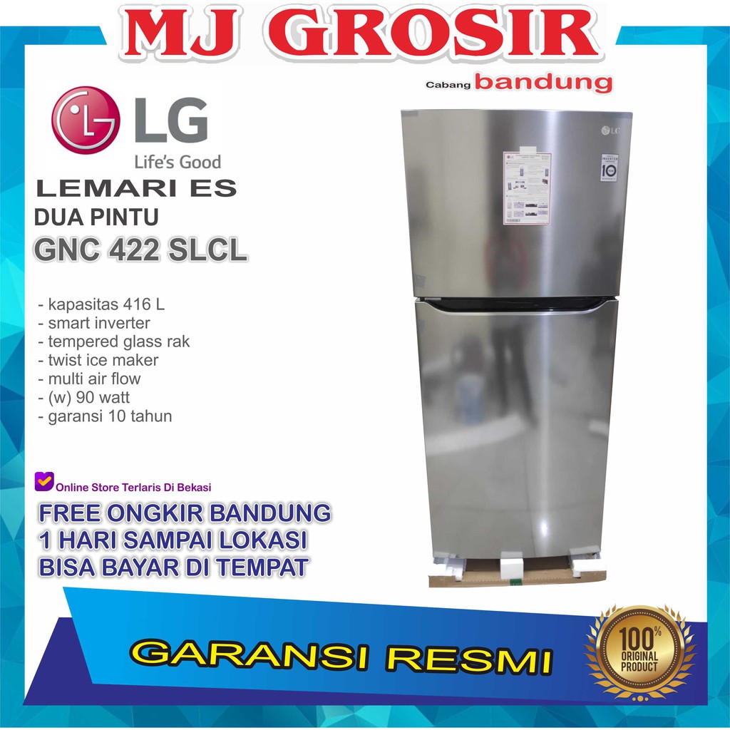 Jual Kulkas Lg Gn C Slcl Lemari Es Pintu Gnc Slcl Smart