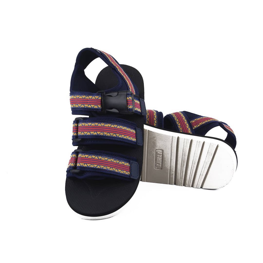 SANDAL GUNUNG TAPIS PRIA WANITA - KAWAY MGL SDL NAVY