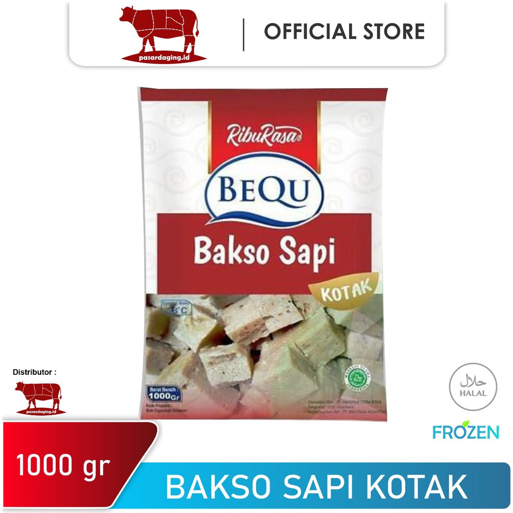 BAKSO SAPI KOTAK BEQU RIBURASA/ 1000 GRAM