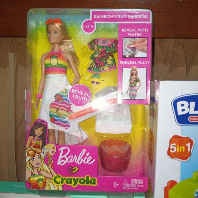 Barbie Crayola Rainbow Fruit Surprise