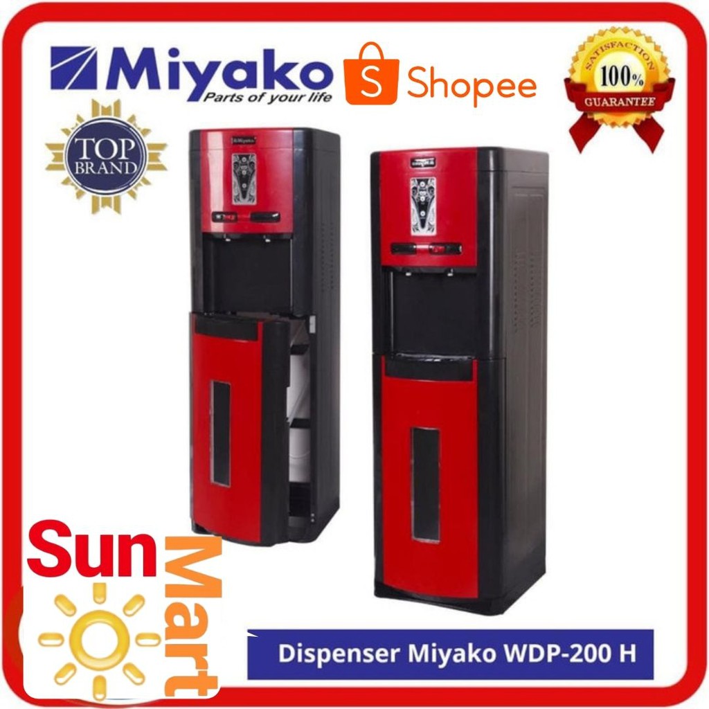 Dispenser Air Miyako Galon Bawah PANAS DAN BIASA WDP - 200 BISA GOJEK