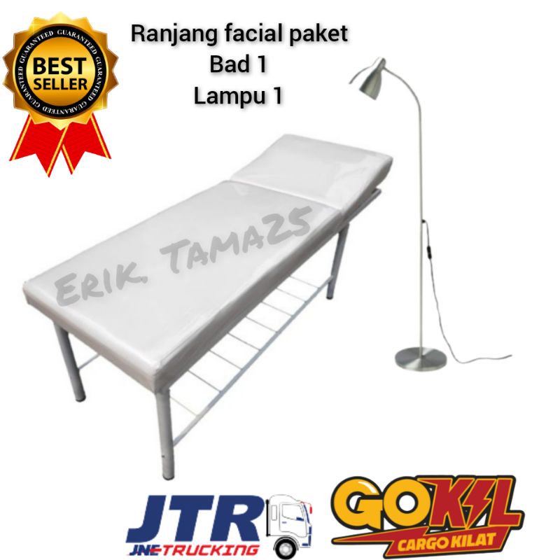 ranjang facial + lampu / bad facial / kasur facial / kasur medis / kasur klinik