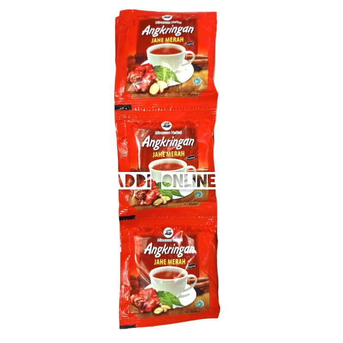 

tradisional-minuman- jahe merah angkringan 22gr sachet rencengan isi 12 -minuman-tradisional.