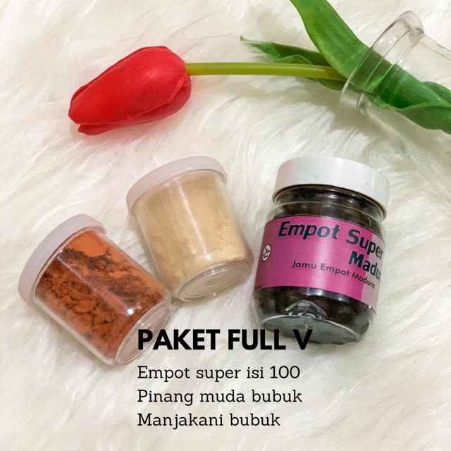 Paket full V (empot super,bubuk majakani & pinang