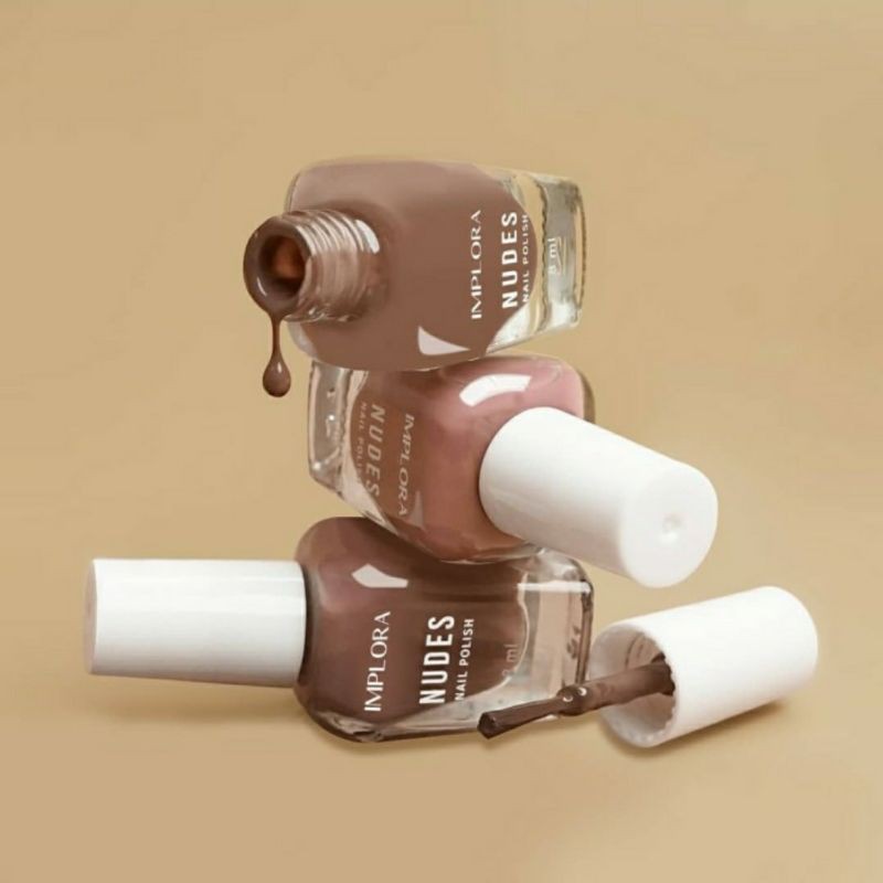 IMPLORA NAIL POLISH NUDES