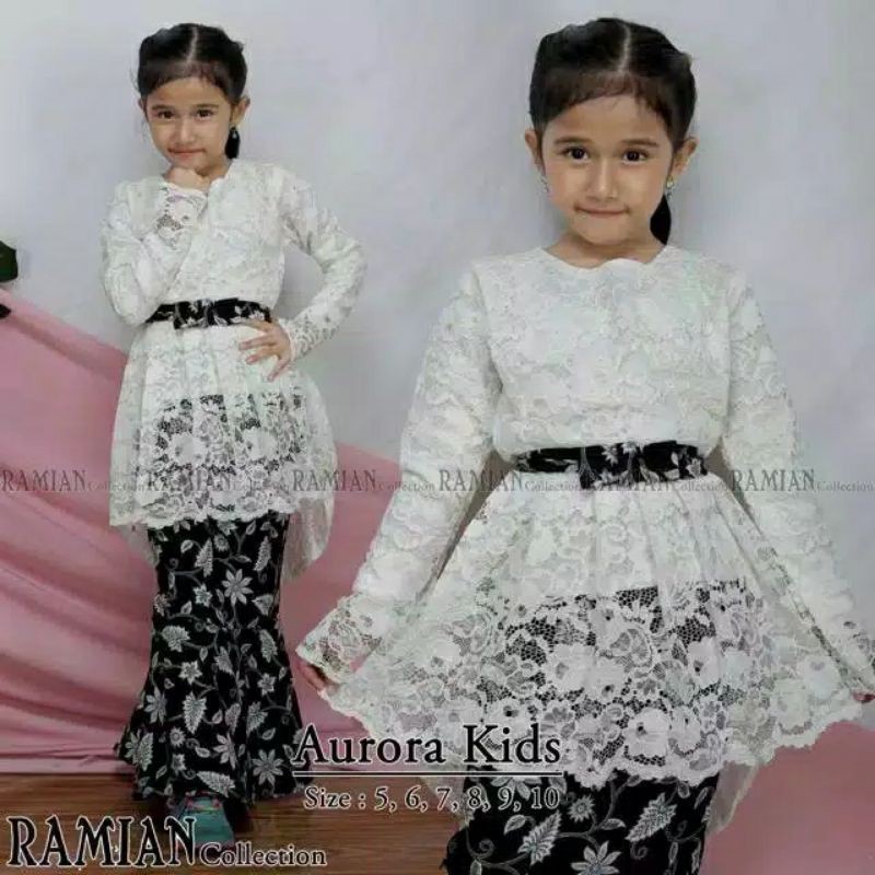 SETELAN KEBAYA ANAK AURORA / KEBAYA ANAK PINGUIN / KEBAYA ANAK SD / KEBAYA KARTINI